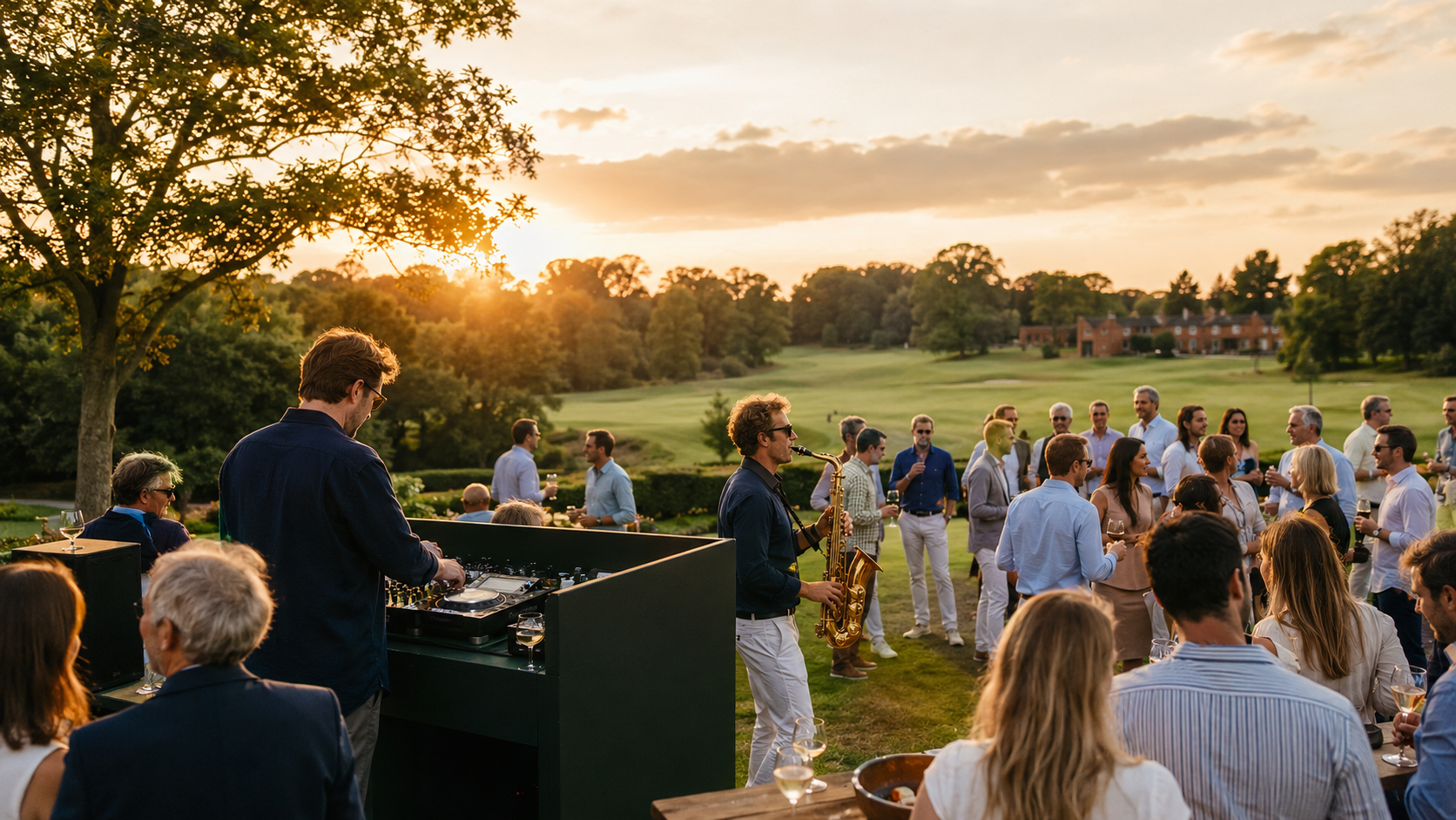 Sunset DJ on the Green
